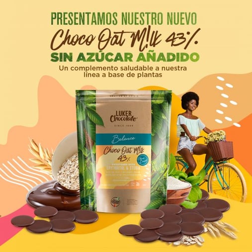 chocolate plant based sin azucar anadido