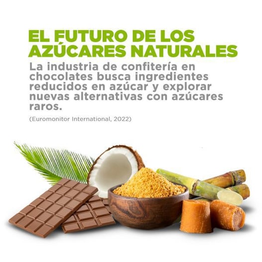 el futuro de los azucares naturales en el chocolate