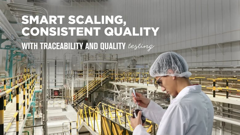 Smart scaling for high quality chocolate