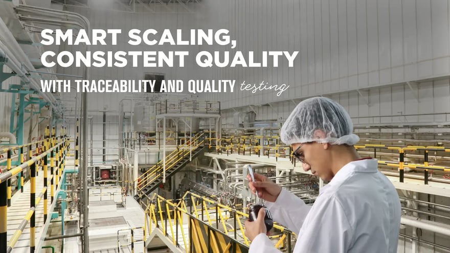 Smart scaling for high quality chocolate