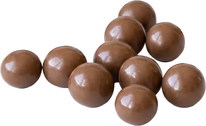 Sugar-reduced chocolate dragees formulated with allulose for healthy snacking Sugar-reduced chocolate dragees formulated with allulose for healthy snacking